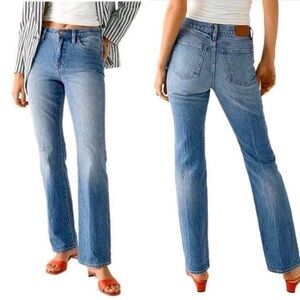 NWT J. Crew Full Length Demi Boot Jeans Emporio Wash Size 32